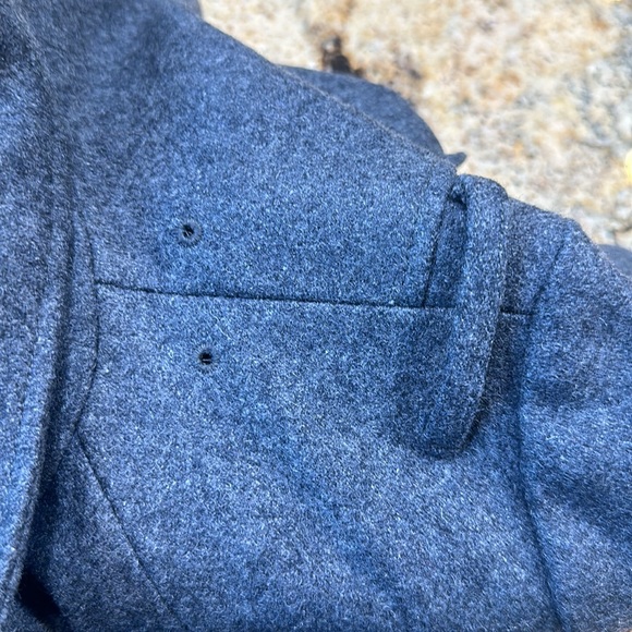 Fossil Wool Military Style Pea Coat - Picture 12 of 13